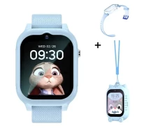 Купить - смарт-часы  Детские смарт часы Lemfo K26 с GPS, видеозвонком, HD-камерой и 2 дополнительными корпусами в комплекте Синий