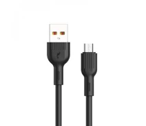 Купить - адаптер и кабель  Кабель SkyDolphin S03V USB - microUSB 1м, Black (USB-000420)