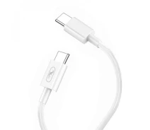 Купить - адаптер и кабель  Кабель SkyDolphin S57T PD 18W USB Type C - USB Type-C 1м, White (USB-000546)