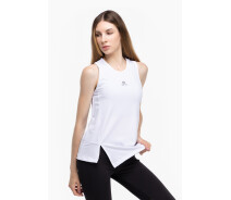 Купить - женскую майку  Майка фитнес однотонная женская Tommy life 97256 XL Белый (2000989642398)