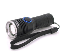 Купить - фонарик  Фонарик ручной Bailong R842 CREE T6, Zoom, 3 режима, алюминий, аккумулятор, USB, 126х30х24