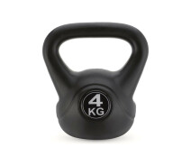 Купить - гирю  Гиря виниловая Gymtek 4 кг черный