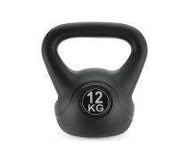 Купить - гирю  Гиря виниловая Gymtek 12 кг черный