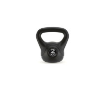 Купить - гирю  Гиря виниловая Gymtek 2 кг черный
