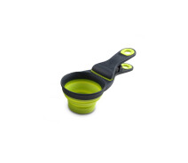 Купить - мерную посуду  Мерный стакан для корма Dexas Collapsible KlipScoop складной на клипсе 240 мл салатовый (dx30732)