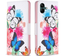Купить - чехол для смартфона  Чехол-книжка Deexe Color Wallet для Samsung Galaxy A05 (A055) - Two Butterflies