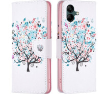 Купить - чехол для смартфона  Чехол-книжка Deexe Color Wallet для Samsung Galaxy A05 (A055) - Flower Tree