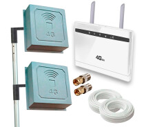 Купить - 3G/4G модем  Самый Мощный 4G Wi-Fi комплект (Роутер CP-100-3 + Антенна 34ДБ)