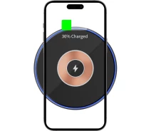 Купить - зарядное устройство для телефона и планшета  Беспроводное зарядное устройство WiWU Starry 15W Transparent Black (Wi-W013) [94243]