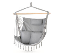Купить - садовую качелю  Бразильское кресло - гамак Outtec Boho XXL серый