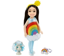 Купить - игрушку для девочки  Кукла Барби Челси в костюме Радуги ​Barbie Club Chelsea Dress-Up Doll in Rainbow Costume GRP70