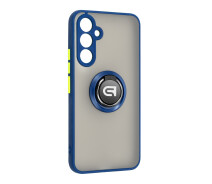 Купить - чехол для смартфона  Чехол ArmorStandart Frosted Matte Ring Navy Blue (ARM68360) для Samsung A54 5G