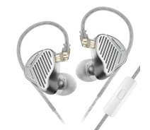 Купить - наушники  Проводные наушники KZ PR1 HiFi с микрофоном silver