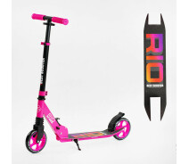 Купить - самоката  Самокат двухколесный Best Scooter розовый передний амортизатор (R-20131)