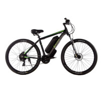Купить - электровелосипеды  Электровелосипед E-motion MTB GT 29" 36V 14Ah 500W / рама 19" / аккумулятор на элементах 21700  черно-зеленый