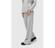 Купить - женские брюки  Брюки палаццо однотонные женские Park karon 10337-K CRS XL/2XL Серый (2000989847076)