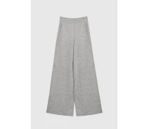 Купить - женские брюки  Брюки палаццо однотонные женские Femme 1010 One Size Светло-серый (2000989871002)