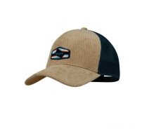 Купить - женскую кепку  Кепка Buff Trucker Cap, Tinai Camel L/XL Коричневый-Синий