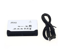 Купить - кардридер  USB Mini/MicroSD SD MMC xD M2 MS Duo CF кардридер white