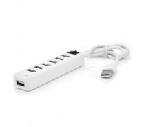 Купить - кардридер  Концентратор USB2.0 Voltronic 7хUSB2.0 White (YT-H7S-W/12904), Blister