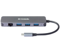 Купить - кардридер  Концентратор USB Type-C D-Link DUB-2334