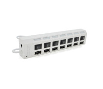 Купить - кардридер  Концентратор USB2.0 Voltronic 7хUSB2.0 White (YT-H7SHS-W/10450), Blister
