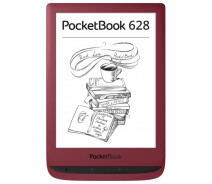 Купить - электронную книгу  Электронная книга PocketBook 628 Ruby Red (PB628-R-WW); 6" (1024х758) E Ink Carta, сенсорный с подсветкой, ОЗУ 512 МБ, 8 ГБ встроенная + microSD до 32 ГБ, 1500 мАч, Wi-Fi, 161.3 х 108 х 8 мм, 155 г, красный