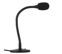 Купить - микрофон для караоке  Микрофон для ПК 2E 2E-MPC110 USB 2.0 проводной черный