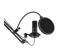 Купить - микрофон для караоке  Микрофон для ПК 2Е 2E-MPC021 Streaming проводной USB 2.0 черный