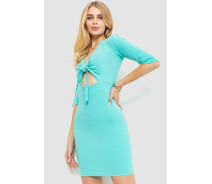 Купить - повседневное платье  Платье однотонное мятный 201R1292 Kamomile S