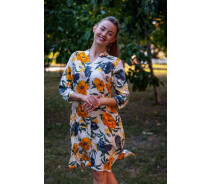 Купить - повседневное платье  Белое хлопковое платье-рубашка Cotton M, белый 46-396268
