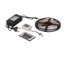 Купить - светодиодную ленту  Светодиодная лента RIAS 5050 LED RGB в бухте 4.5м разноцветная (4_00327)