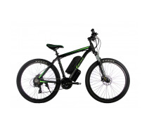 Купить - электровелосипеды  Электровелосипед E-motion MTB 29 GT 48V 19Ah 500W / рама 19" чёрно-зелёный