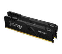 Купить - оперативную память  Модуль памяти DDR4 Kingston FURY Beast 2x16GB 3200 MHz Black (KF432C16BB1K2/32) [94516]