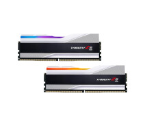 Купить - оперативную память  Модуль памяти для компьютера DDR5 32GB (2x16GB) 7800 MHz Trident Z5 RGB Silver G.Skill (F5-7800J3646H16GX2-TZ5RS)