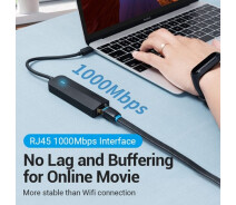Купить - кардридер  Хаб USB 3.1 Type-C Vention TGPBB 3xUSB 3.0/MicroUSB/RJ45 100M Ethernet черный
