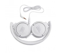 Купить - наушники  Наушники гарнитура накладные JBL T500 White (JBLT500WHT)