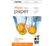 Купить - фотобумагу  Фотобумага Colorway PG2001004R 10х15 200 г/м2 100л влагостойкая глянцевая