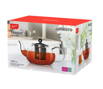 Купить - закарник  Заварочный чайник Ardesto Gemini Teapot AR1910GM стеклянный 1л