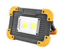 Купить - прожектор  Прожектор светодиодный Фонарь L812-20W-2COB 1W power bank ЗУ-microUSB
