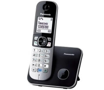 Купить - проводной телефон  Телефон DECT Panasonic KX-TG6811UAB беспроводной монохромный CallerID Black