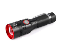 Купить - фонарик  Фонарь ручной аккумуляторный Bailong BL-736A-T6 zoom microUSB черный