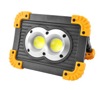 Купить - прожектор  Прожектор светодиодный Фонарь L802-20W-2COB-1W power bank ЗУ-microUSB