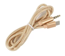 Купить - адаптер и кабель  Кабель Value S0995 AUX Type-C - TRRS Audio 3.5мм Male/Male 1м Gold