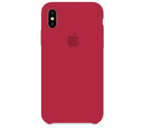 Купить - чехол для смартфона  Чехол SIlicone Case для iPhone X/XS protective matte cover red raspberry