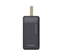 Купить - power bank  Power Bank портативное зарядное УМБ Awei P7K 30000mah USB/Type-C черный
