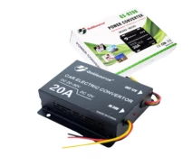 Купить - автомобильный инвертор  Портативный автомобильный инвертор преобразаватель с 24-12 V с индикатором работы рассчитан на выдачу 20А UKC DC/DC 240W черный (3387_424)