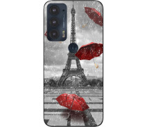 Купить - чехол для смартфона  Оригинальный силиконовый чехол SMTT для Motorola Edge 20 с картинкой Париж
