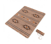Купить - одеяло  Плед одеяло Naturehike Outdoor Warm Geometric NH20FS036 коричневый