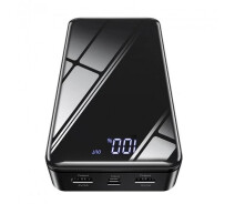 Купить - power bank  Power Bank BOROFONE Extreme power bank BJ8 30000mAh |2USB/1Type-C, 2A| black